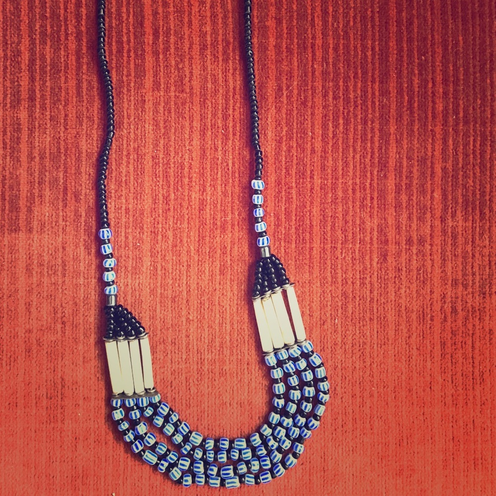 Thai glass bead necklace